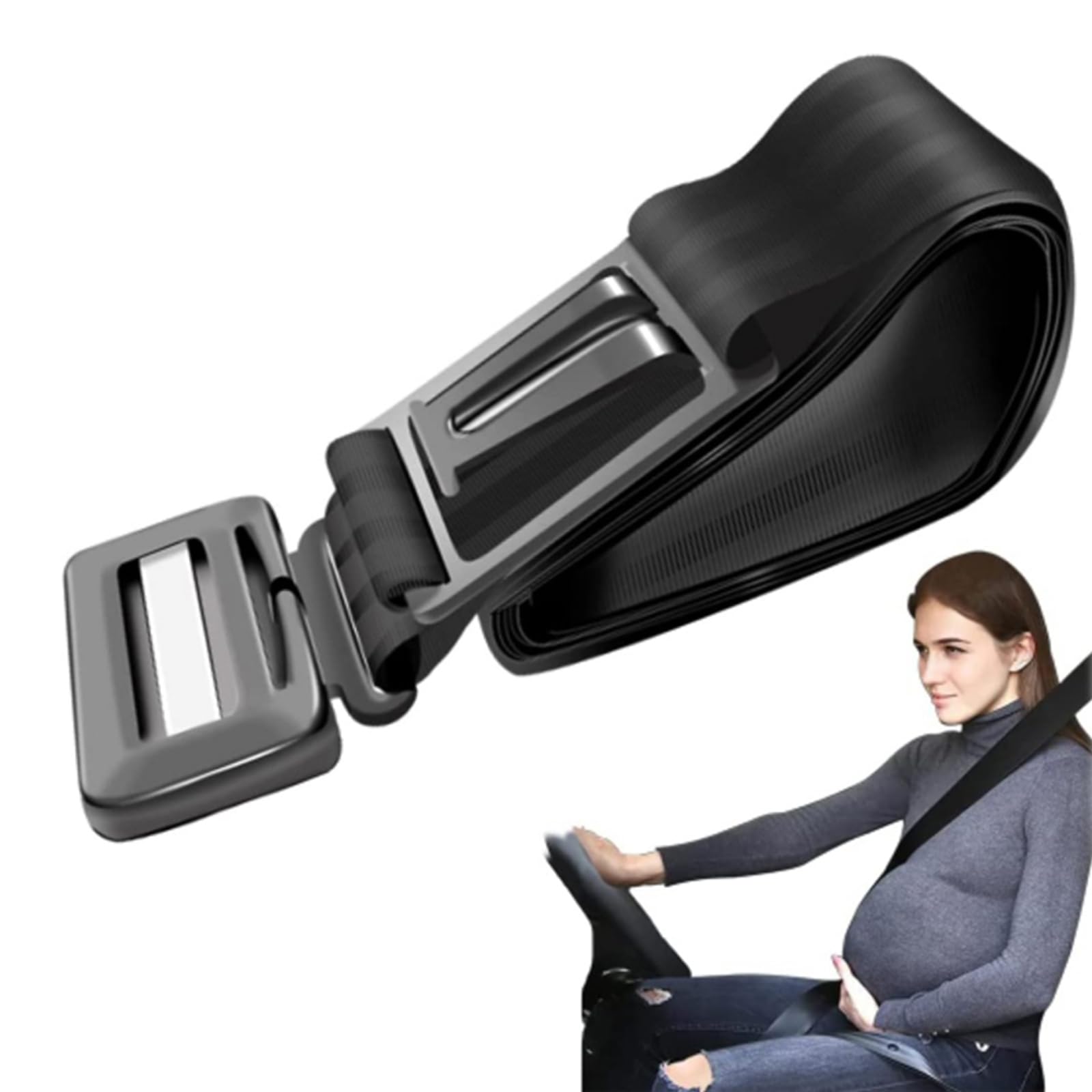 Cintura di Sicurezza in Gravidanza,Cintura Auto per Gravidanza,Cintura Protettiva per le Donne Incinte,Comfort per le Mamme in Gravidanza Pancia,Proteggi il nascituro