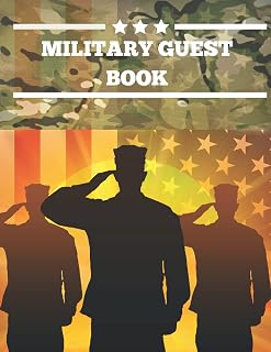 Military Guest Book: Military Going Away Gift – Thank You for Your Service