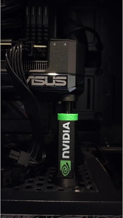 Ekran Kartı Destek Aparatı, Ekran Kartı Tutucu, NVİDİA Siyah Gpu Support 7-12cm Ayarlanabilir
