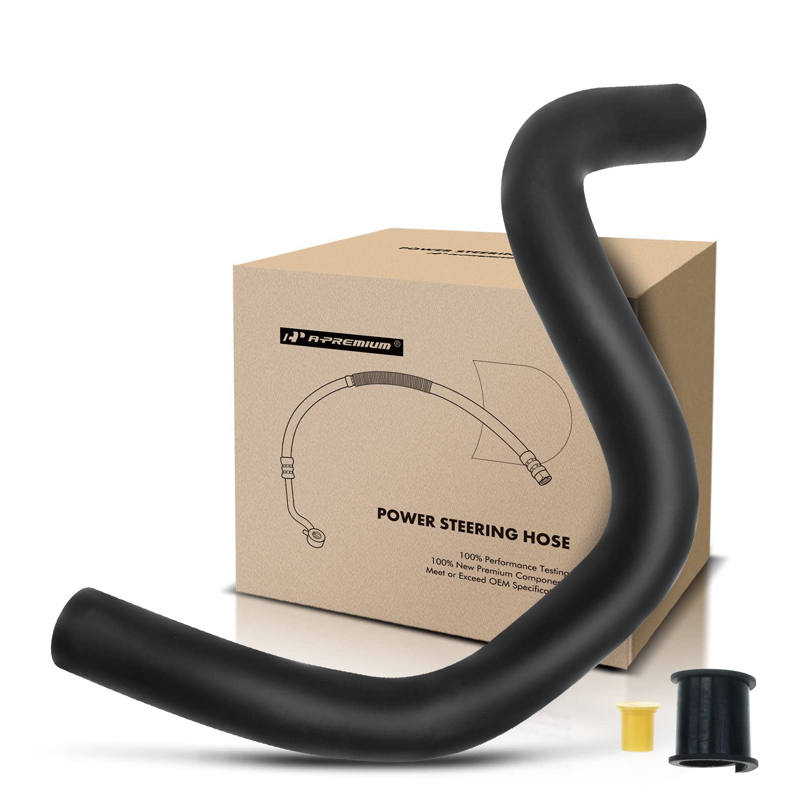 A-Premium Power Steering Reservoir/Suction Line Hose Assembly Compatible with Honda CR-V CRV 2005 2006, 2.4L, Reservoir To Pump