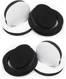 4 PCS Foam Speaker Enhancer System Sponge Kit for Universal 6" & 6.5" Drivers,Self Adhesive Car Door Speaker Foam Rings Enhancer Soundproof Cotton Pad with High Rebound for Stereo Audio Speaker