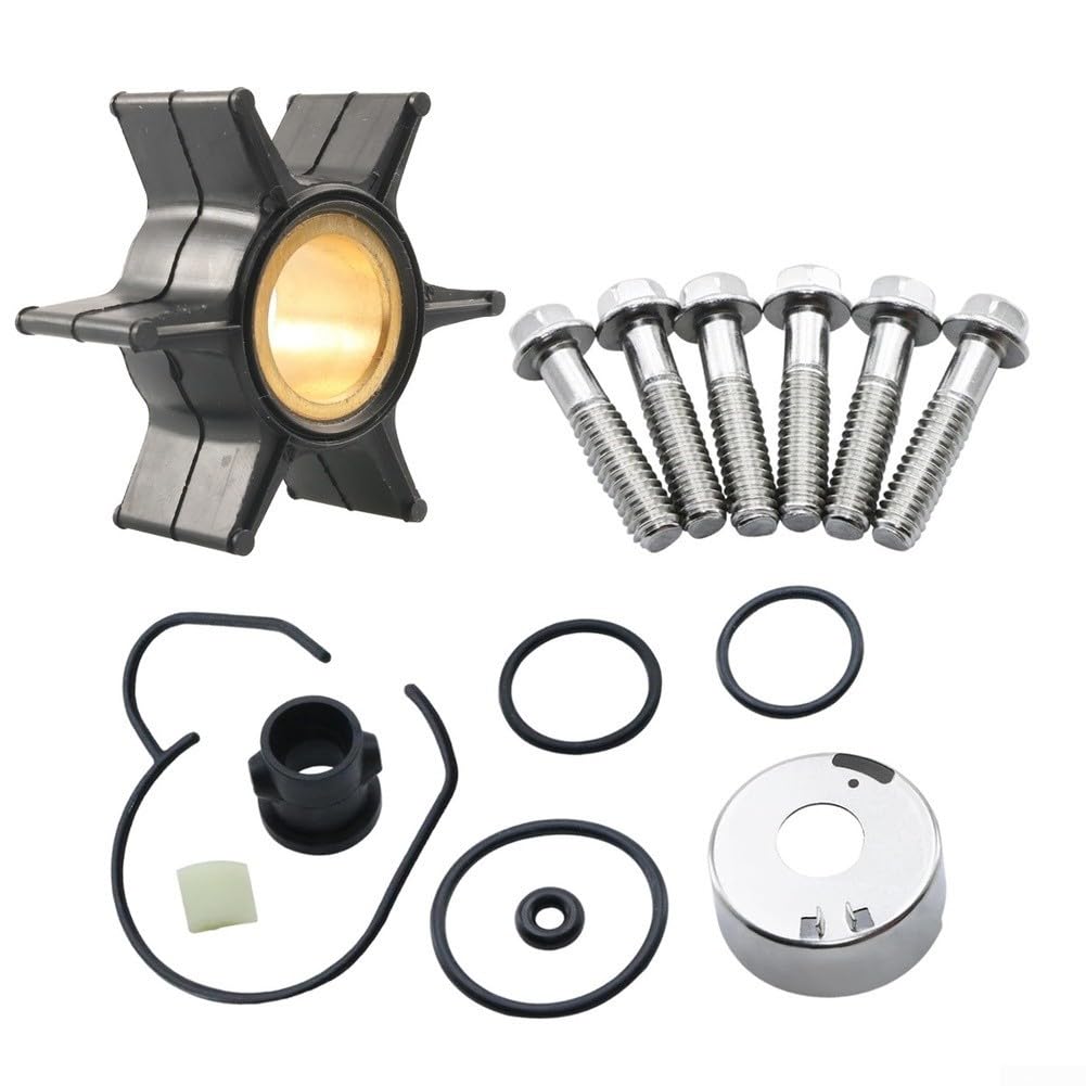 Kit Girante Pompa Acqua con Alloggiamento Johnson 393630 | Compatibile Johnson 20-35HP, include alloggiamento, girante per neoprene, per facile installazione fai-da-te