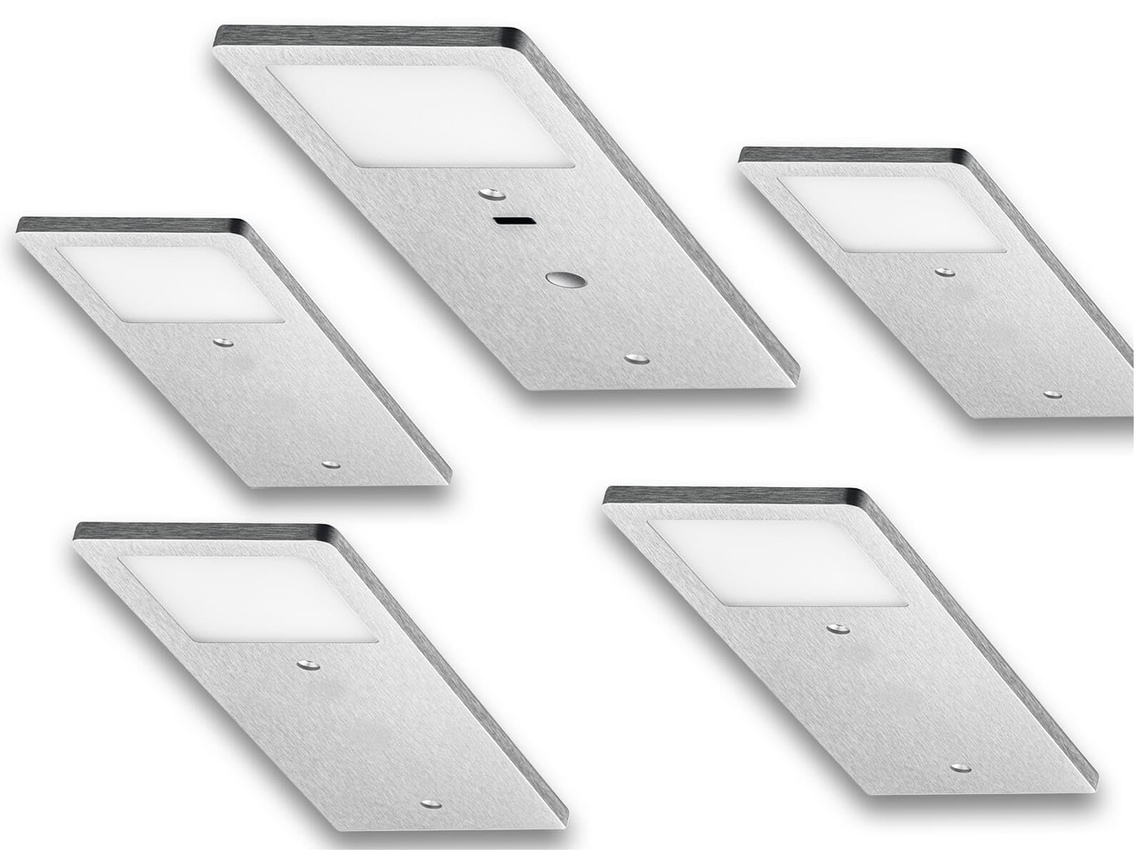 HÄFELE - 833.77.461 Unterbauleuchte Loox5 LED 3100 Silberfarben 5-er Set