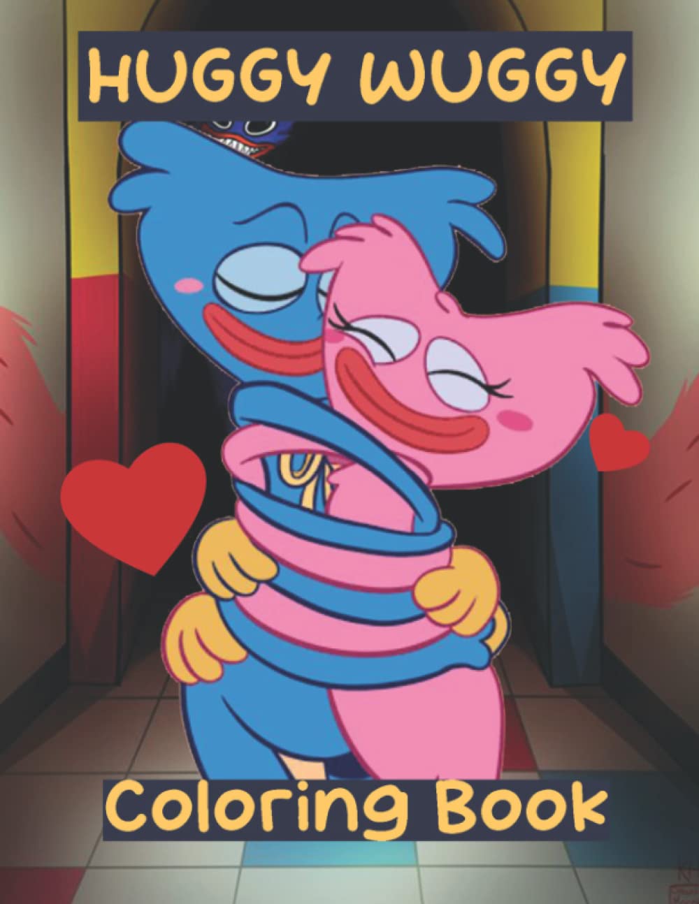 Buy huggy wuggy coloring book 50 pages of high quality coloring
