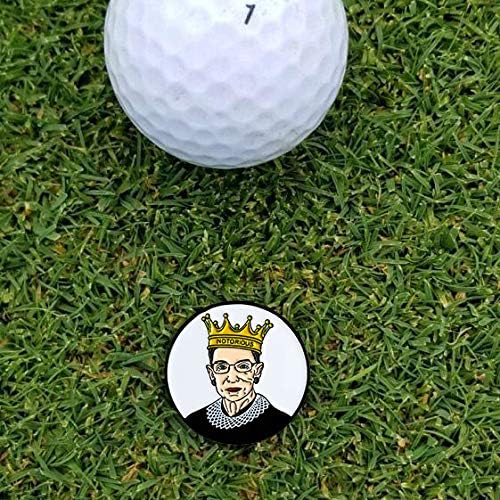 review Balanced Co. Ruth Bader Ginsburg Golf Hat Clip with Enamel Magnetic Ball Marker