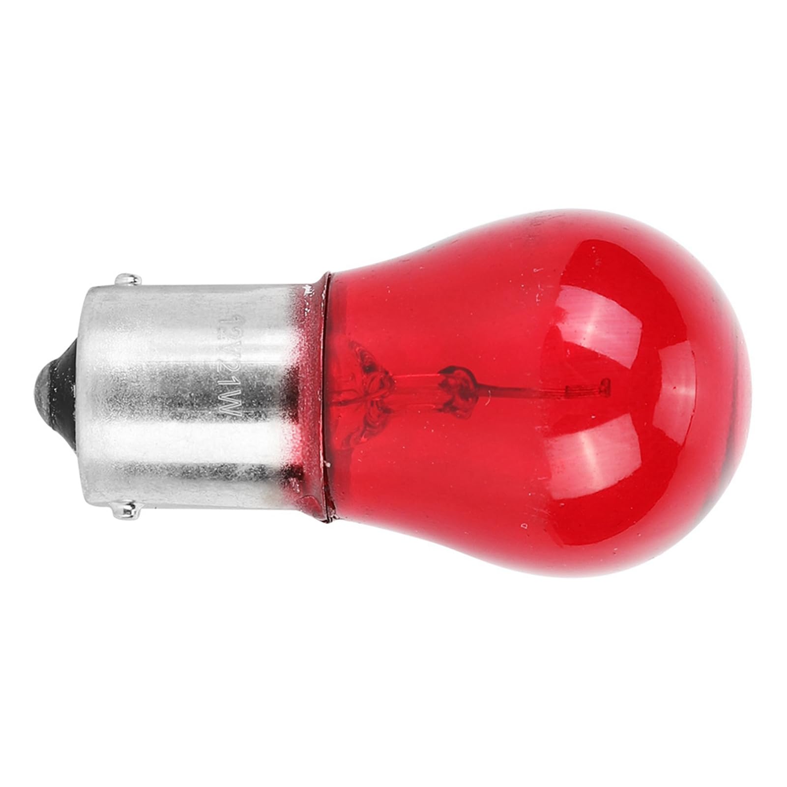 Ampoule Feu Stop Rouge 12V 21W – Base 1156S/BA15S, Remplacement Pour Feux Arrière Et Stop De Voiture