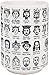 The Unemployed Philosophers Guild It's Hard to Get a Handle on English Monarchs - Porcelain Tea Cup Imprinted with Kings and Queens of England, Comes in a Fun Box, 9 oz