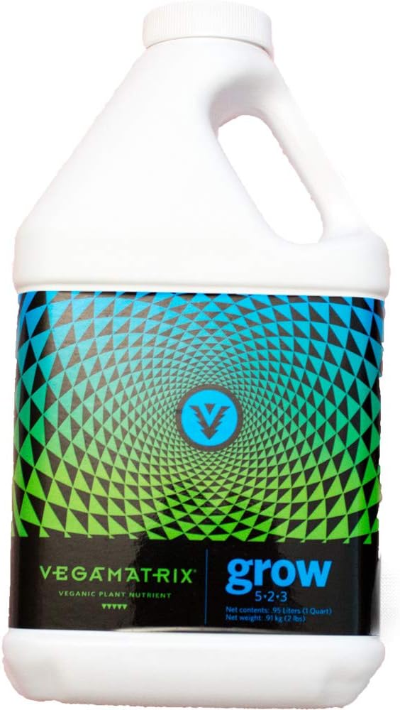 Vegamatrix VX50020 Grow, 1 gal (4/cs) Nutrient, White