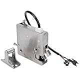 Generic Electronic Rotary Latch, Electric Locks, 12V Waterproof, Electronic Motor Servo Mechanical Auto Locker Door Lock, for Logistics Locker Express Cabinet, Silver, ST-7070