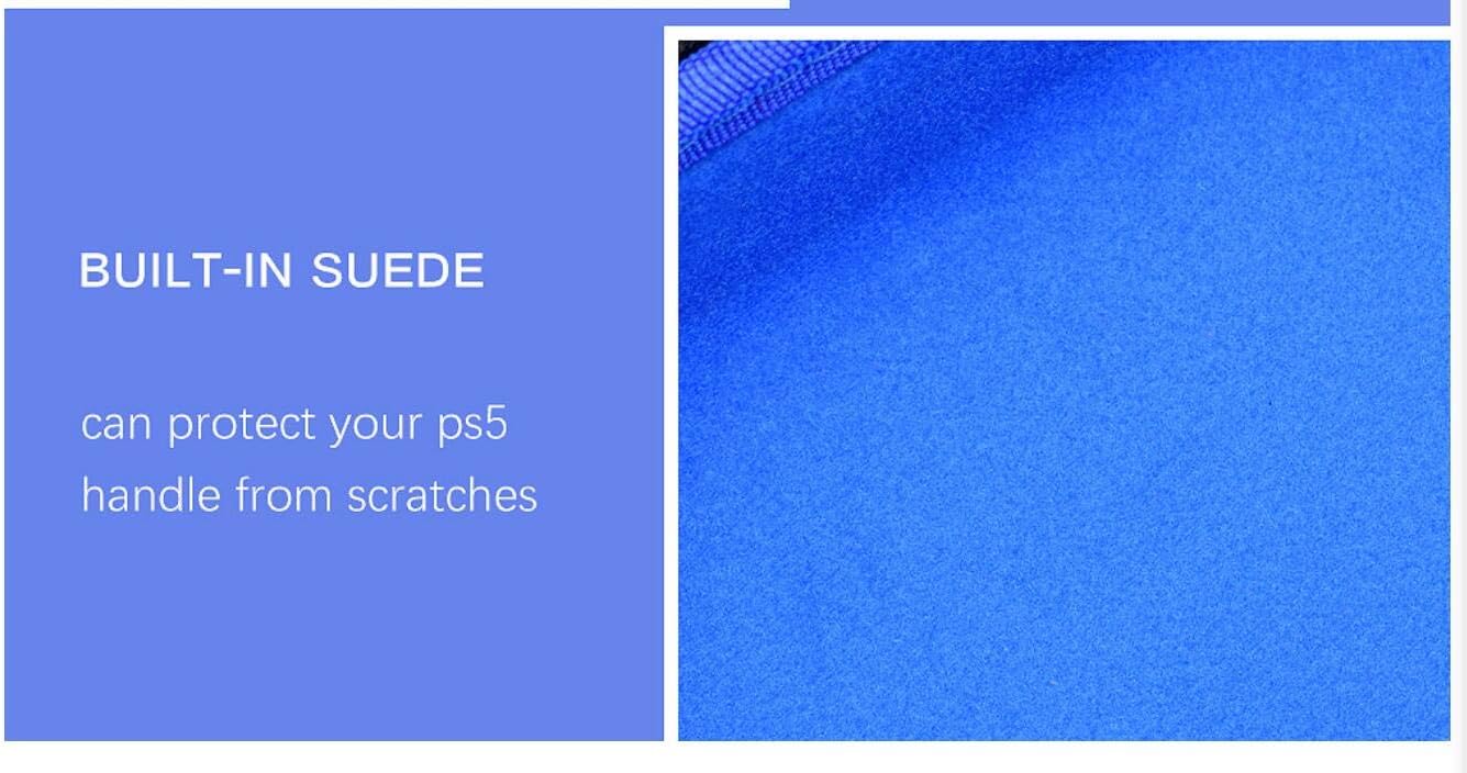 Shockproof Protective Case Hard Case Travel Carrying Cover Storage Bag Pouch for PS5 Controller Red : Video Games