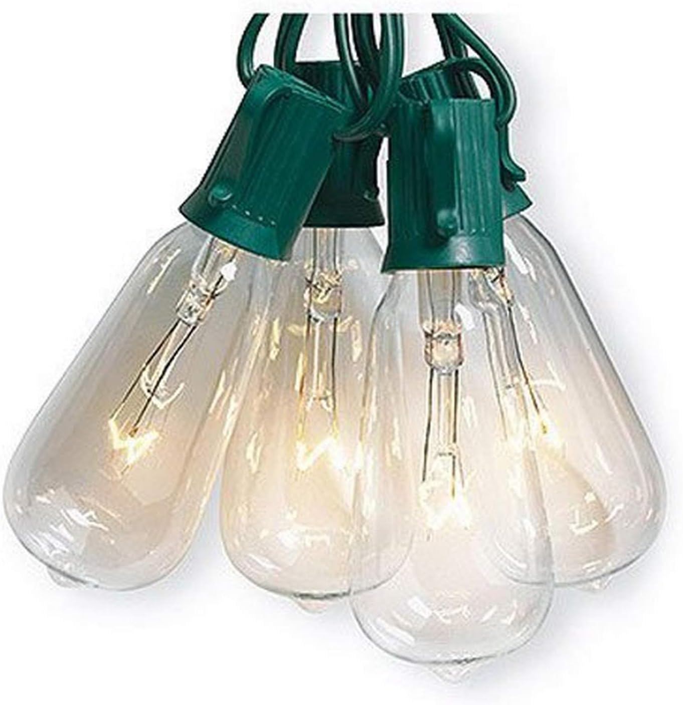 Sylvania V51587 10 Light, Clear, Elongated ST40 Edison Bulb Style Light Set