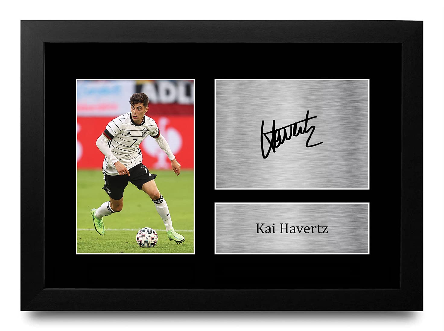 HWC Trading FR A4 Kai Havertz Germany Gifts Printed Signed Autograph Picture for Football Fans and Supporters - A4 Framed