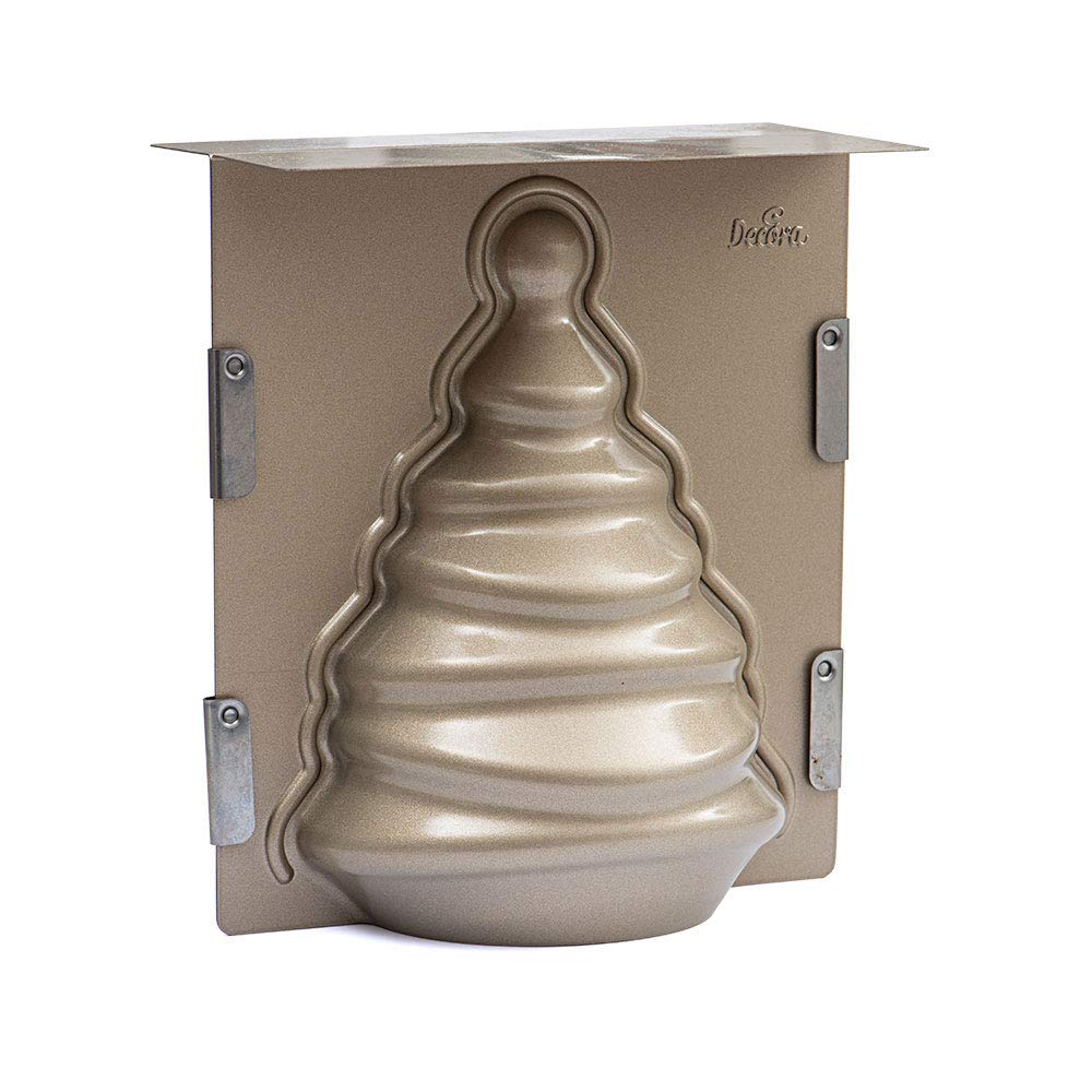 DECORA 0075010 3D Christmas Tree Cake PAN, Acciaio