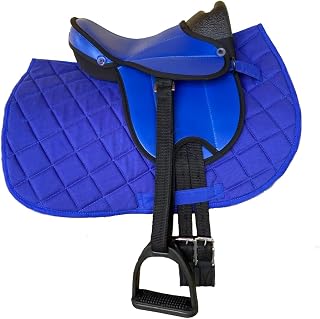 Rülke Holzspielzeug- Accesorios Caballo de jardín, Color Azul (50087)