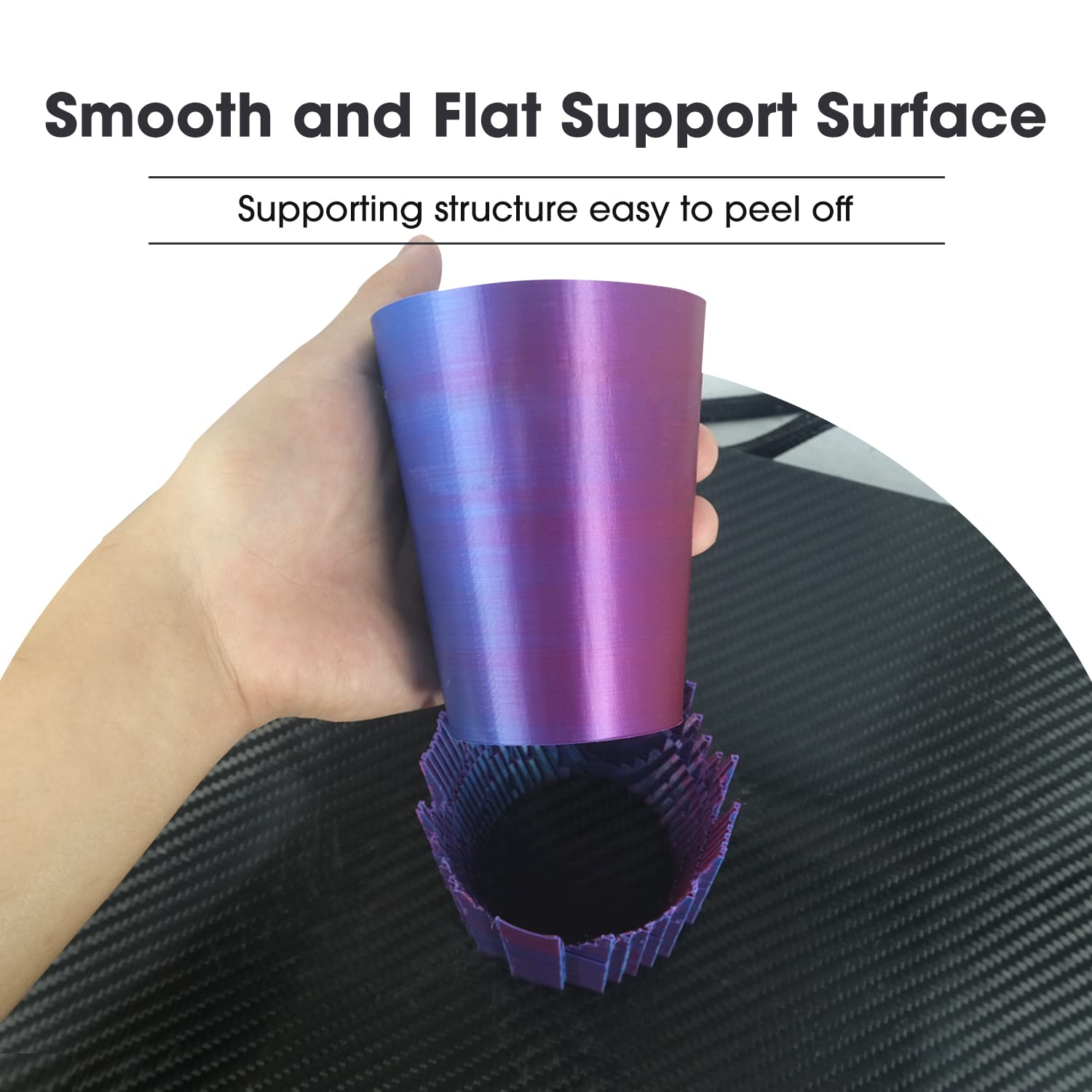 eSUN PLA Magico di Seta Filamento 1.75mm,Filamento per Stampante 3D a Doppio Colore Seta PLA,Precisione Dimensionale +/-0.05mm, Bobina da 1kg Filamento per Stampa 3D per Stampanti 3D,Seta Verde Blu