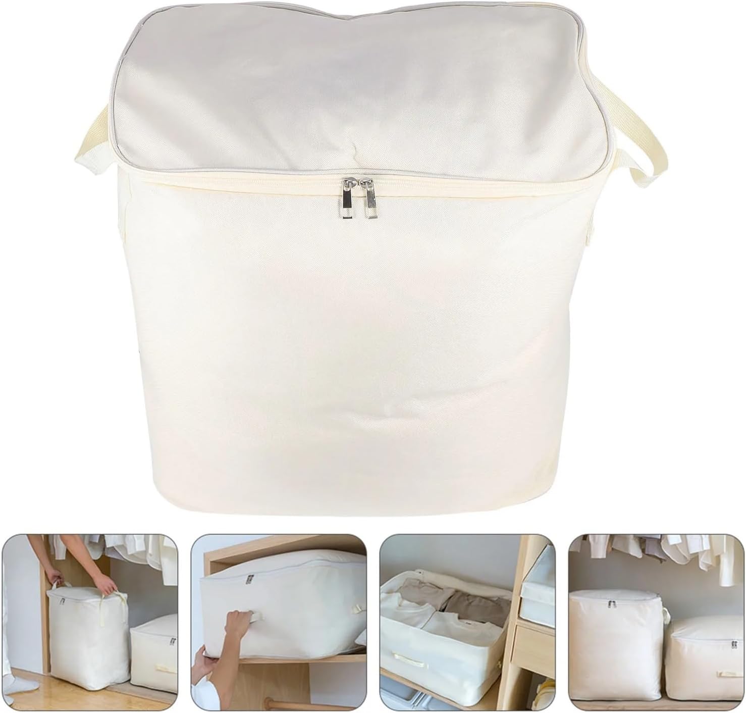 900D Oxford Cloth Storage Bag Large Foldable Quilt Organizer Container