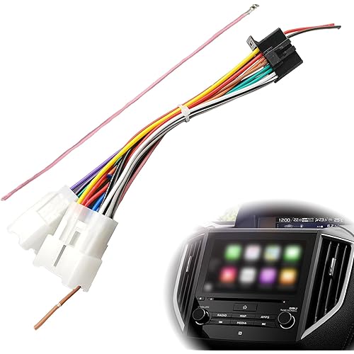 70-1761 Radio Wiring Harness Pioneer Headunits Upgraded Copper Core Compatible with 1987-2017 All Non-JBL To-yo-ta and Scion, 2016-2019 Models All BRZs, Power 4 Speaker