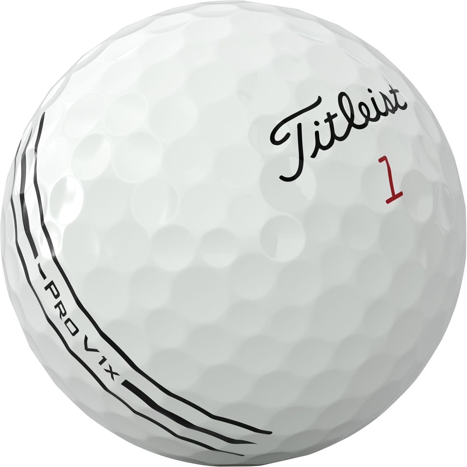 Titleist Pro V1x Left Dash Enhanced Alignment AlignXL Golf Balls - 2026 Model