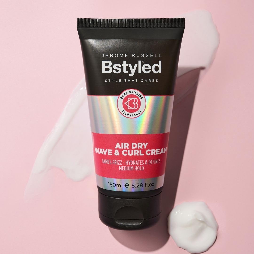 BStyled Air Dry Wave & Curl Cream, Clear, 150 ml (Pack of 1) - Image 3