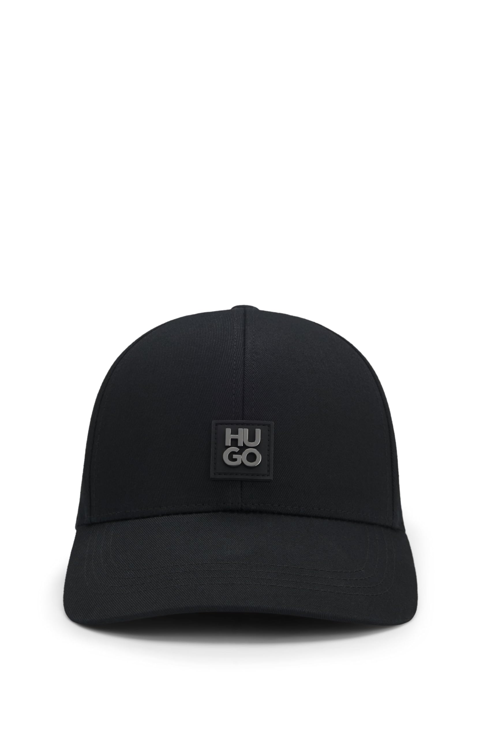 Hugo Men's Black Jake Baseball Cap With Logo Detail in Size Mens, Sports Direct