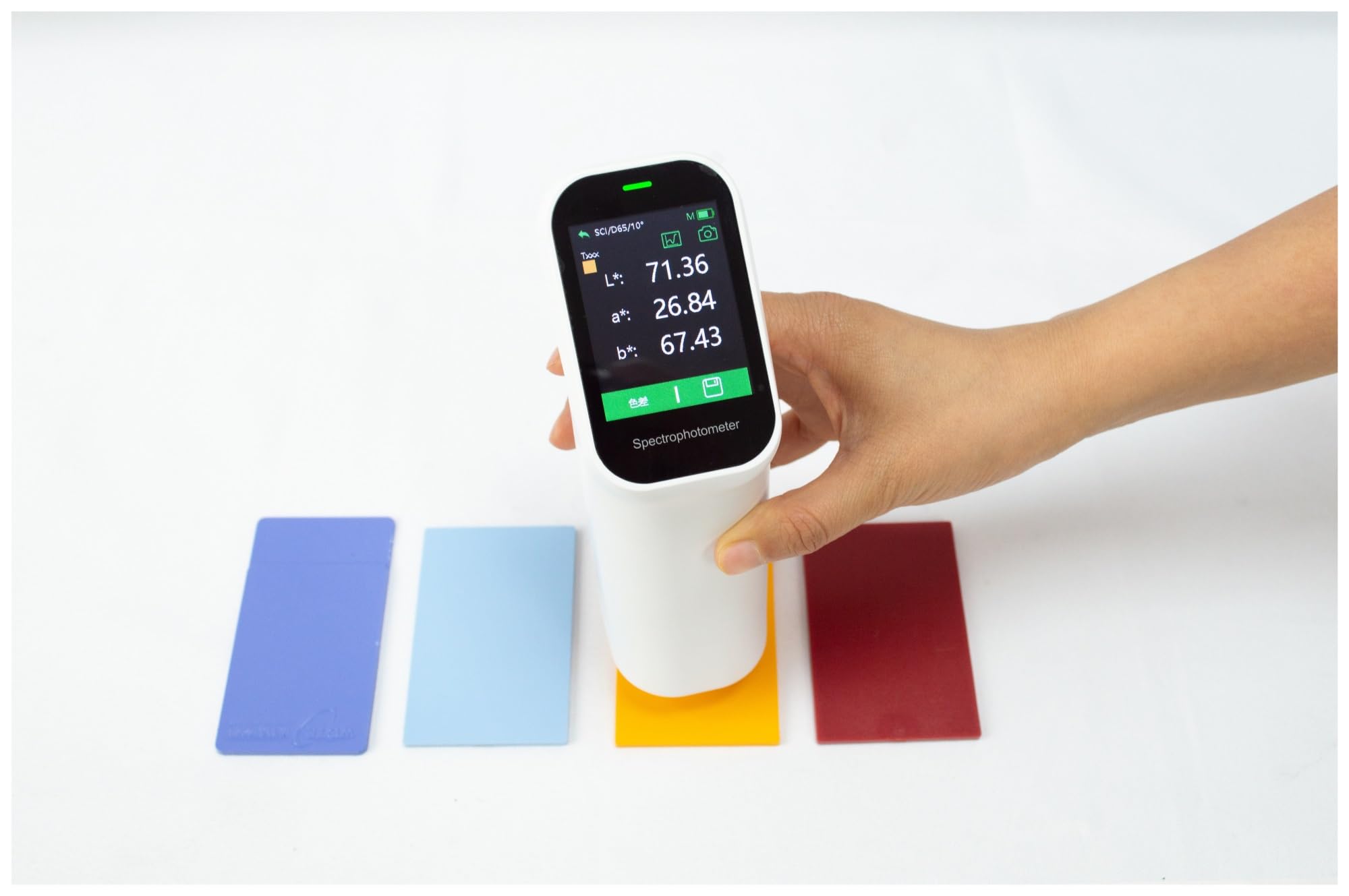 Espectrómetros, DS-400 Color Analysis Instrument With Excellent Repetition Accuracy Portable Spectrophotometer