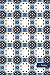 Produktbild Notes: 6"x9" Unruled Blank Pages Notebook Seamless Oriental Japanese Polygon Octagon Square Geometry Cross Frame Flower Dot Pattern Cover. Matte Softcover Note Book Journal