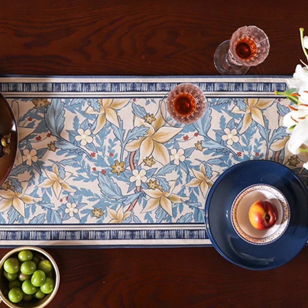 Mantel Mantel de Mesa con Bandera for Mesa de café, Tira Larga, Tela Decorativa China, Funda for Armario de TV, Bandera for Cama Mantel para Mesa De Picnic(30x220cm)