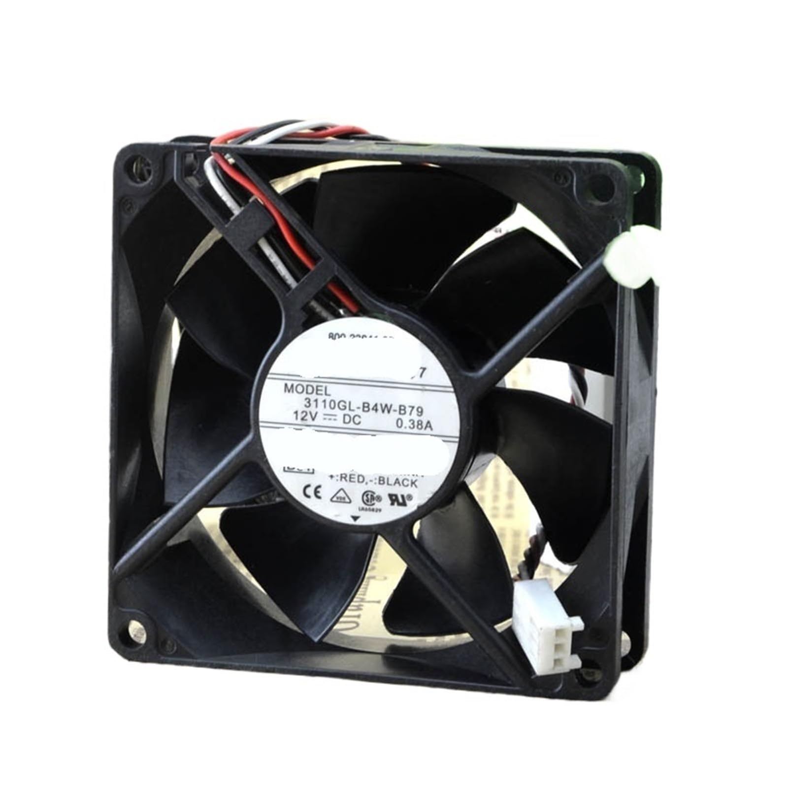 JJKKOZVQF 8025 8cm 80mm 3110KL-04W-B79 2851 2821 switch DC 12V 0.38A server inverter cooling fan