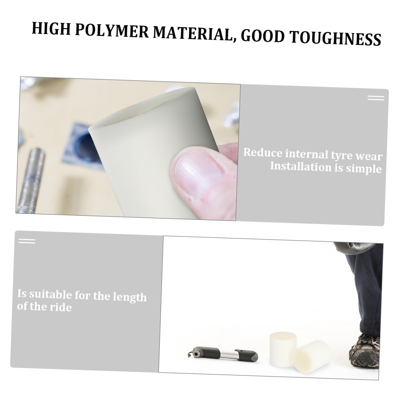 NULYLU 2rolls Cycling Tire Liner Puncture Protector for and Folding of Bike Inner Tube Shielding to Extend and Prevent Flats