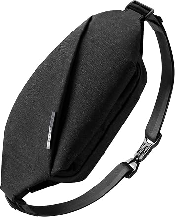 NIID Mens Sling Bags Crossbody, 3.5L Small Chest Shoulder Fanny Pack Cross Body Bag Men, Water-resistant Lightweight Everyday Carry Casual EDC Bag for Tactical Black