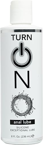 Turn On Lubricante personal anal a base de silicona Deslizamiento de larga duración para comodidad en la puerta trasera, lubricante seguro para