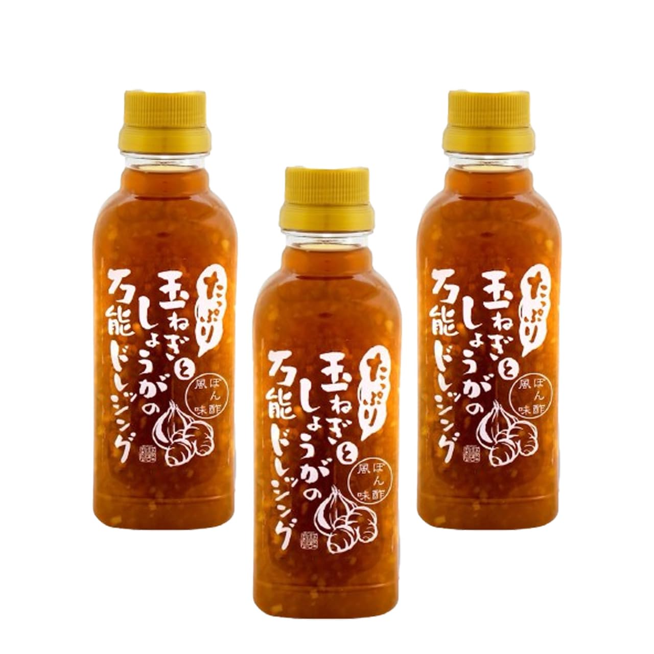 修善寺醤油 玉ねぎとしょうがの万能ドレッシング 360g×３