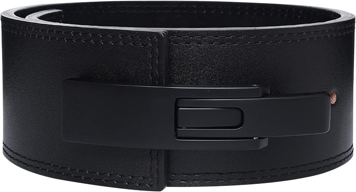 110CM Leather Weightlifting Belt Heavy Duty Weight Lifting Belt, Workout Support Belt