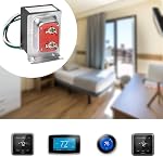 24V 40VA Transformateur de sonnettes de porte - Core en cuivre lourd pour anneau Pro/2 & Nest Bonjour, Easy Install Hardwired Alimentation, Thermostat / Chime Compatible