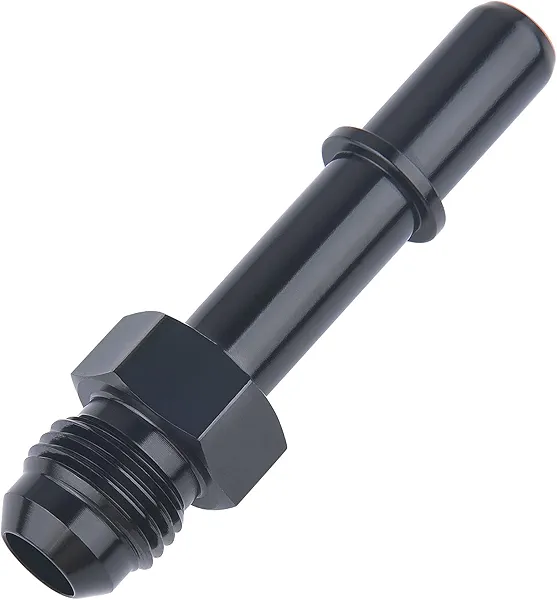 EVIL ENERGY 6AN Male to 3/8" SAE Quick Disconnect Male Push On EFI Fitting Adapter Aluminum