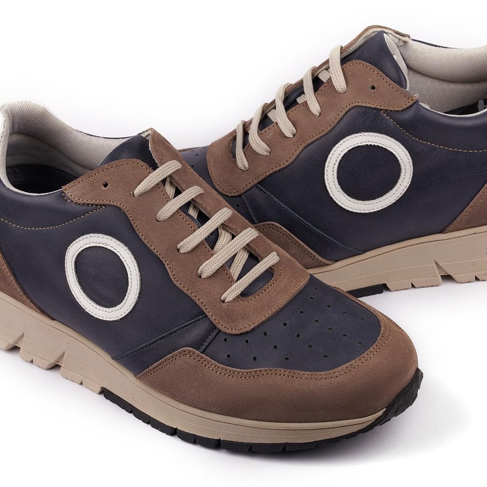 Scarpe da Uomo con Rialzo Aumenta in Modo Invisibile la Tua Altezza Fino a 7 cm. Modello Verona
