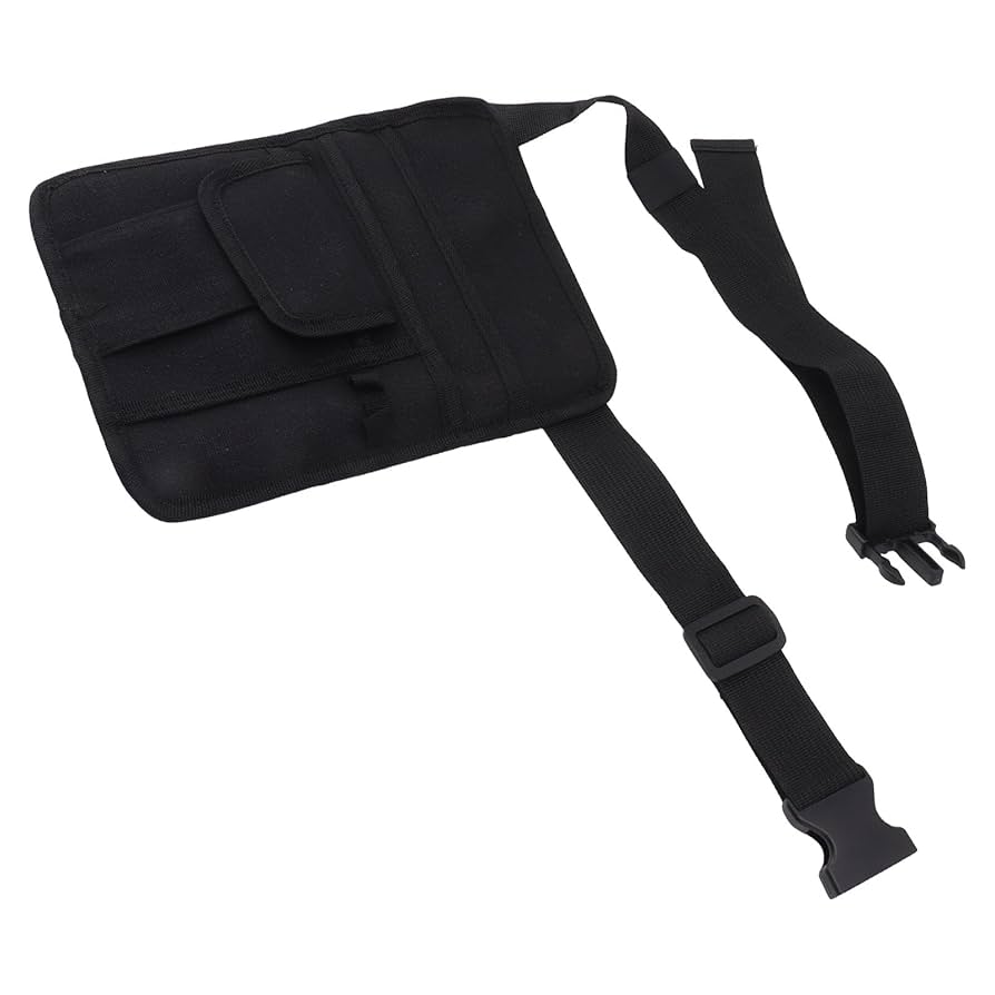 2 Pieces Reusable Restaurant Waiter Waist Money Pouch Bag With Server Book Restaurant Apron Bag
