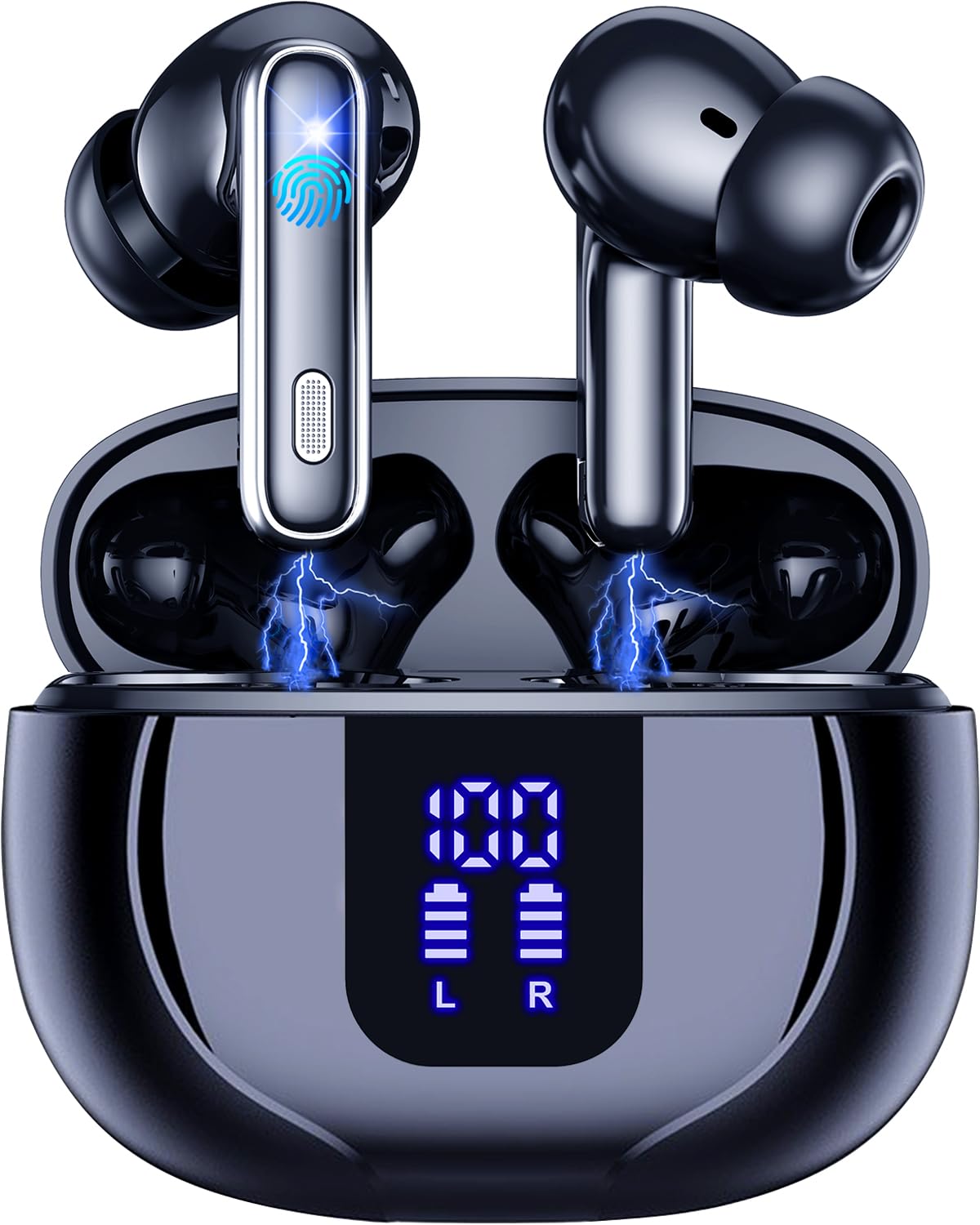 Ear Buds Wireless Bluetooth Earbud - Wireless Earbuds with ANC Active Noise Cancellation, Bluetooth 5.4 Headphones HiFi Stereo, in Ear Deep Bass Earbud, IP7 Waterproof Earphones