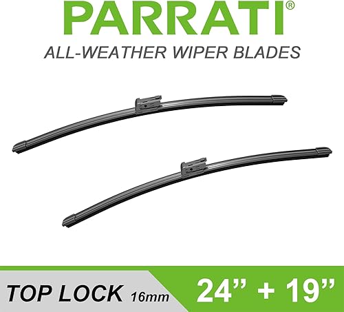 Vista 18 de PARRATI® Limpiaparabrisas de repuesto de alta calidad y desempeño de 24 y 20 pulgadas, para todas las estaciones, para Discovery Range Rover desde