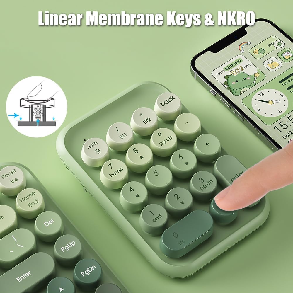 TISHLED Typewriter Style Number Keypad User Manual