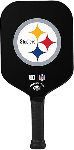Miniatura 24 de Wilson NFL Collection - Palas de pickleball Fierce Team, tamaño de agarre 2-4 1/4 pulgadas