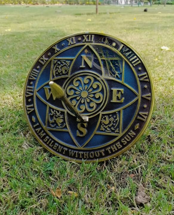 Brass Garden Sundial – Brass Rosette Sundial.
