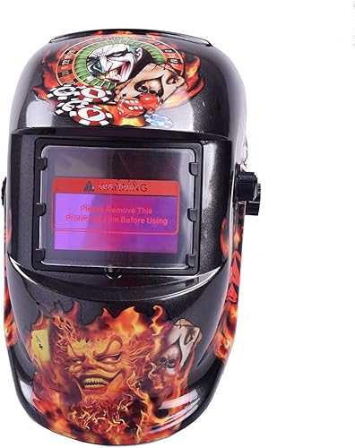 Miniatura 3 de iMeshbean Pro Cool - Máscara solar de oscurecimiento automático para soldadura y molienda con certificación ANSI para molienda Arc Tig Mig, batería