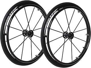 Rueda Trasera para Silla de Ruedas Deportiva, Repuesto de 24 Pulgadas para Silla de Ruedas Manual, Modelo 24×1, neumático, rodamiento de 12,7 mm, 2 Unidades
