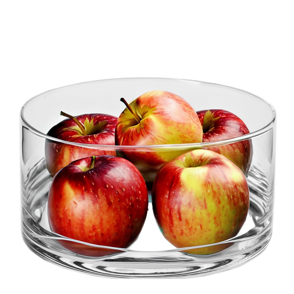 KROSNO Saladier en Verre, 19 cm, Fait à la main, Collection Glamour