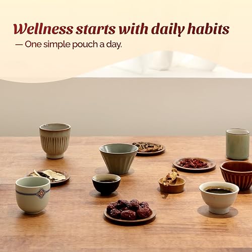 Miniatura 7 de Extracto de ginseng rojo coreano de 6 años, certificado HACCP, sin cafeína, formulado con más de 12 ingredientes herbales tradicionales coreanos -