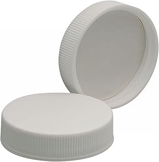 Wheaton 239214 White Polypropylene Screw Cap with Poly-Vinyl Liner, 43-400 Size (Pack of 72)