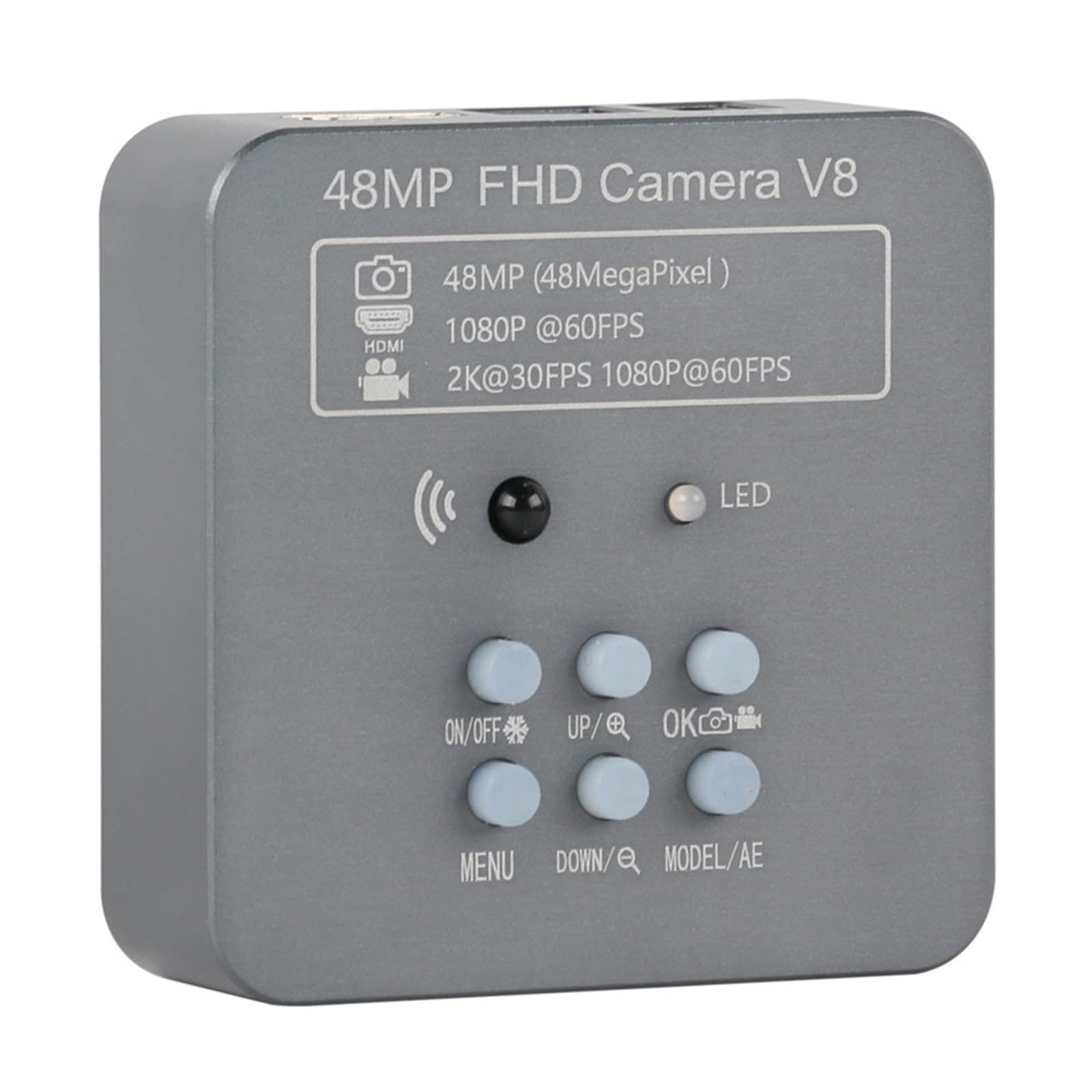 Mikroskop cyfrowy, Mikroskop Cyfrowy 48 MP Kamera Przemysłowa HDMI/USB Z Zoomem 7-45X