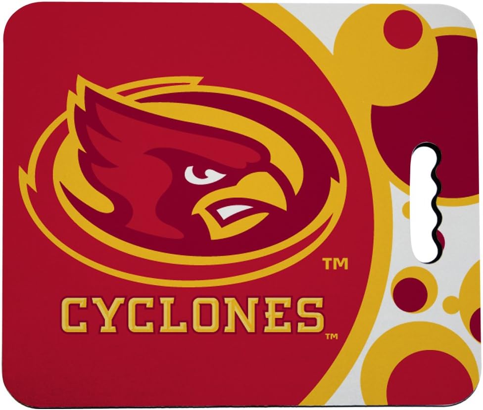 VictoryStore Outdoor Seat Cushions - Iowa State University Stadium Seat Cushion - Circles Design