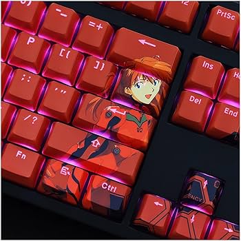 Amazon.co.jp: アスカ キーキャップ 新世紀エヴァンゲリオン 惣流